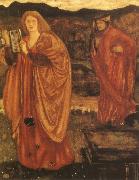 Sir Edward Coley Burne-Jones Merlin and Nimue oil on canvas